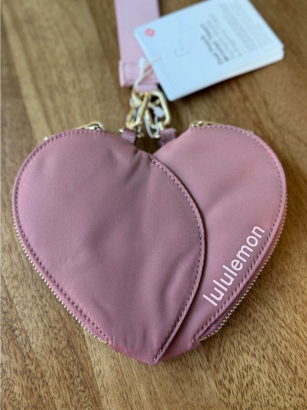 Lululemon Heart Dual Pouch Wristlet - LIMITED EDITION - Picture 7 of 9